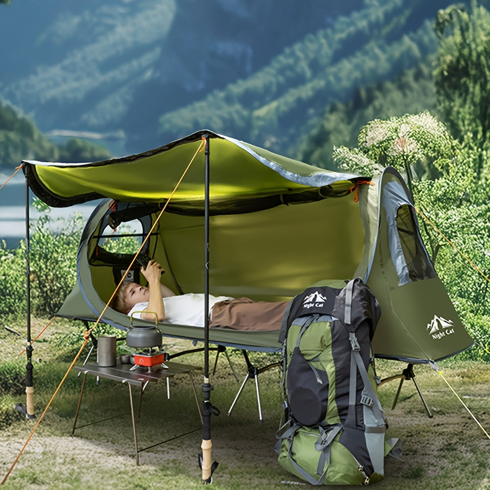 Night Cat Pop Up Camping Tent 1 Person Instant Setup - Health and Tech Solutions 25