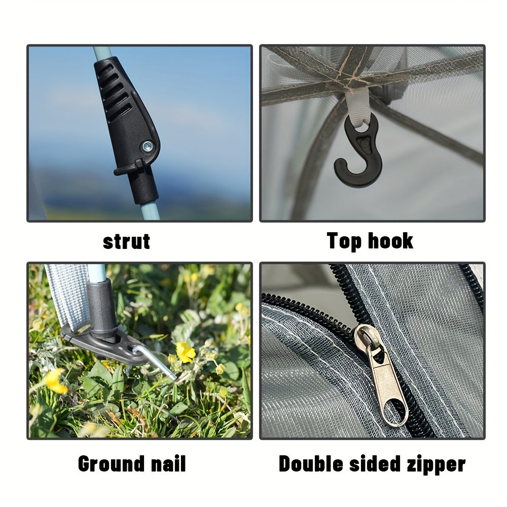 Pakicetus Hexagonal Family Camping Tent With Easy Setup