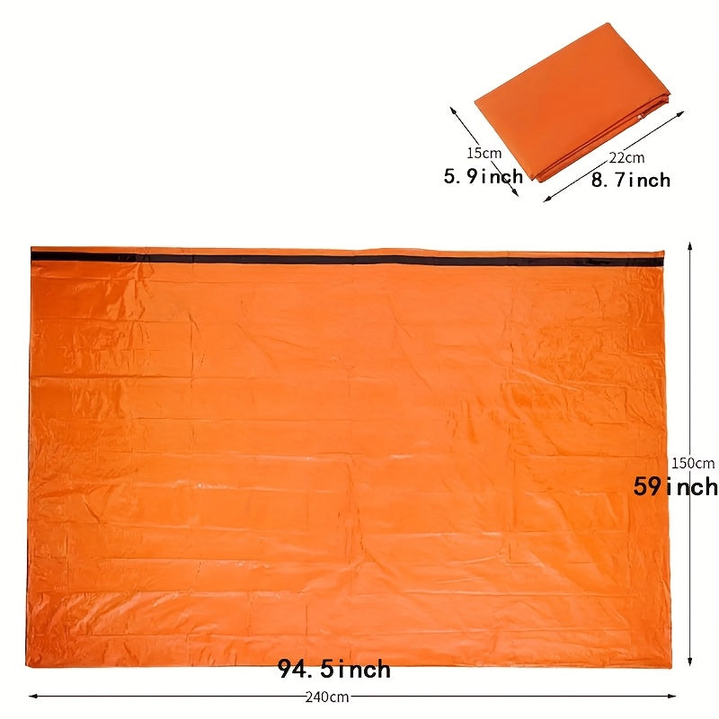 Two Person Emergency Survival Tent Shelter With Whistle